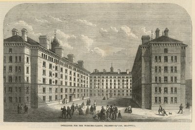 Peabody Square in Shadwell by English School