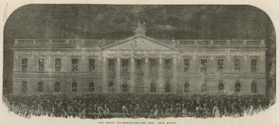 Peace Illuminations at East India House by English School