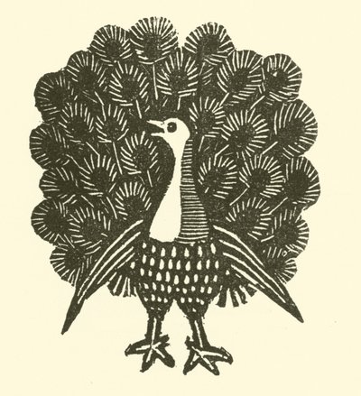 Peacock by English School