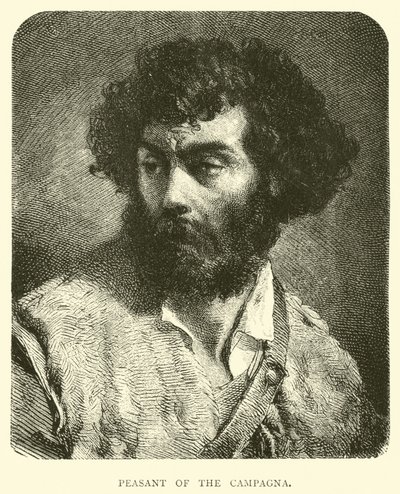 Peasant of the Campagna by English School