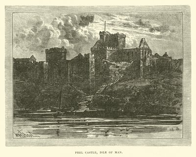 Peel Castle, Isle of Man by English School