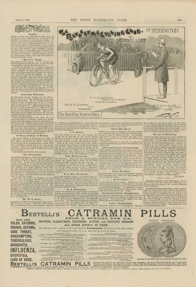 Penny Illustrated Paper Advertisements by English School