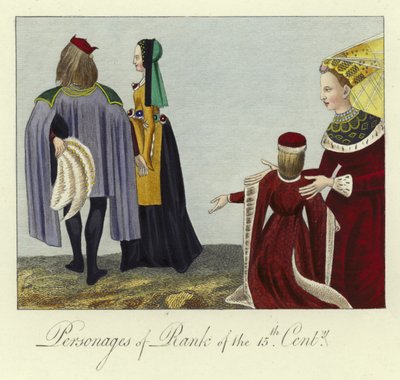 Personages of Rank of the 15th Century by English School