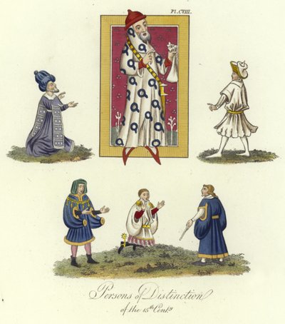 Persons of distinction of the 15th Century by English School