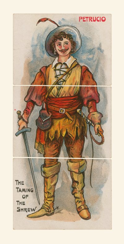 Petrucio, The Taming of the Shrew by English School