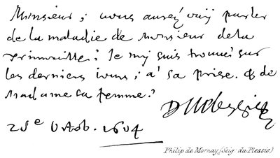 Philip de Mornay, Seigneur du Plessis by English School
