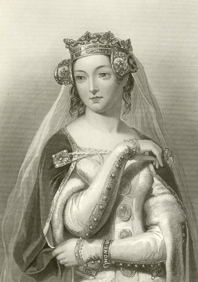 Philippa of Hainault, Consort of King Edward III by English School