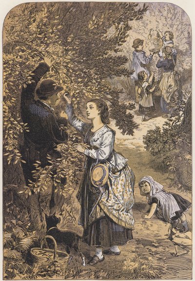 Picking Nuts by English School