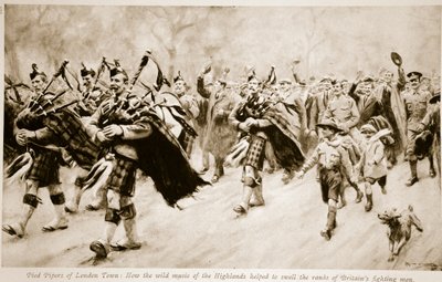 Pied Pipers of London Town: How the wild music of the Highlands helped to swell the ranks of Britain