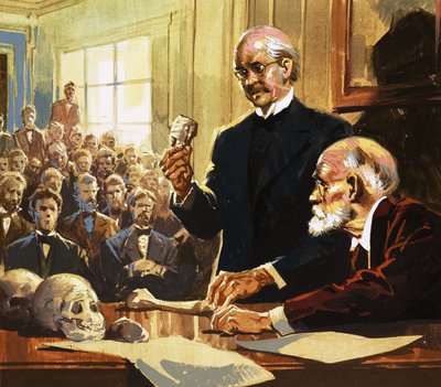 Piltdown Man by English School