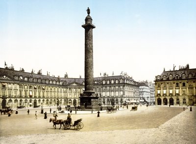 Place de la Colonne Vendome, Paris by English School