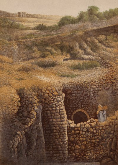 Places Mentioned in the Bible: The Pool of Siloam by English School
