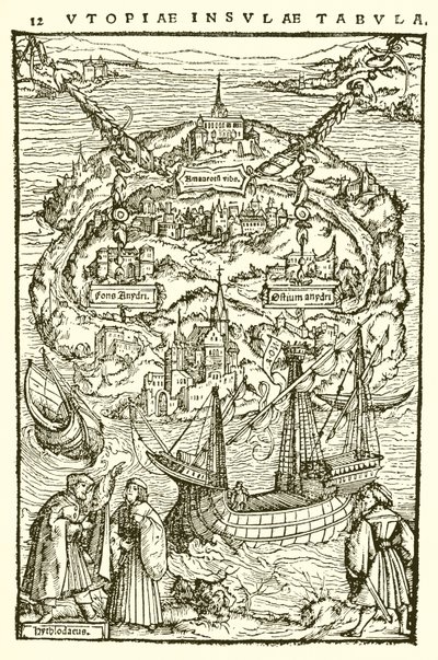 Plan of Utopia by English School