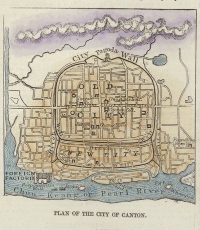 Plan of the City of Canton by English School