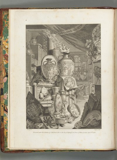 Plate from the Catalogue of the Portland Museum by English School