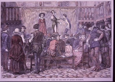 Play performed in London Inn Yard by English School