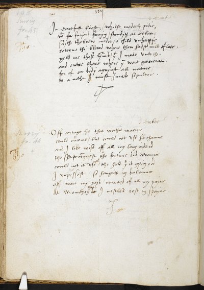 Poems of Sir Thomas Wyatt by English School