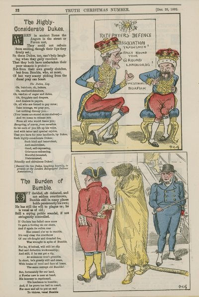 Political Cartoons by English School