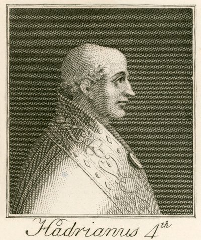 Pope Hadrian IV by English School