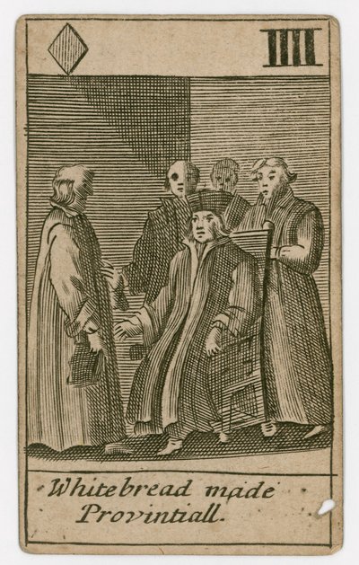 Popish Plot Playing Card by English School