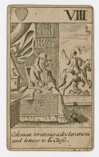 Popish Plot Playing Card by English School
