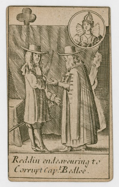 Popish Plot playing card by English School