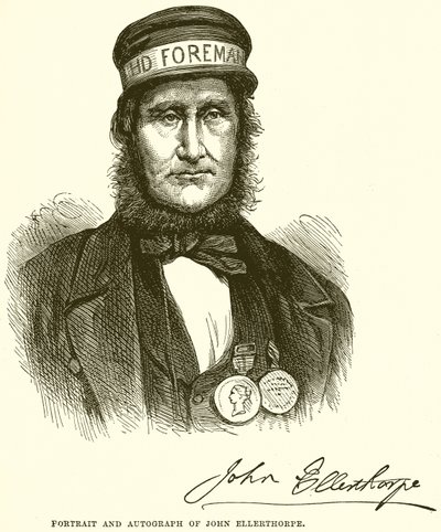 Portrait and Autograph of John Ellerthorpe by English School