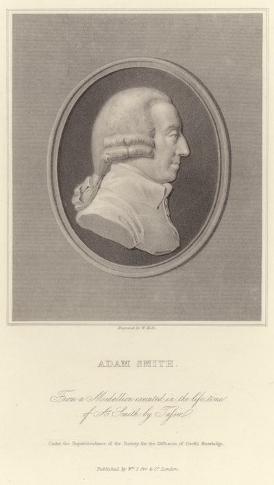 Portrait of Adam Smith by English School