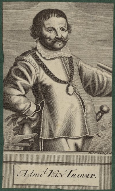 Portrait of Admiral van Trump by English School