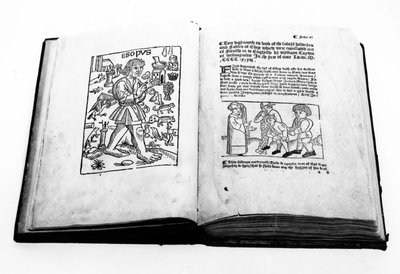 Portrait of Aesop, from an Illustrated Translation of Aesop