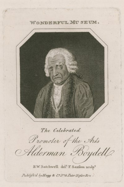 Portrait of Alderman Boydell by English School