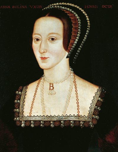 Portrait of Anne Boleyn, c.1533-36 by English School