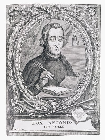 Portrait of Antonio de Solis y Rivadeneira (1610-86) from 