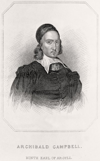 Portrait of Archibald Campbell, 9th Earl of Argyll by English School