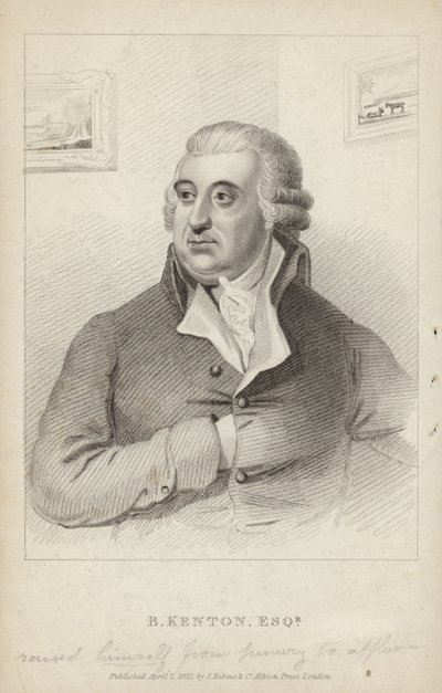 Portrait of Benjamin Kenton by English School