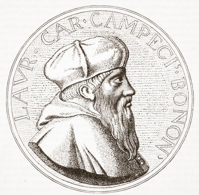 Portrait of Cardinal Campeggio by English School