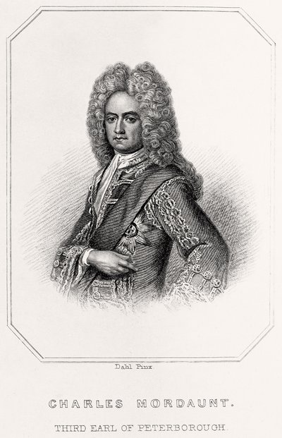 Portrait of Charles Mordaunt, 3rd Earl of Peterborough by English School