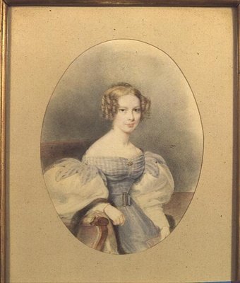 Portrait of Countess Elizabeth von Sandizell, known as Lili, aged 18 by English School