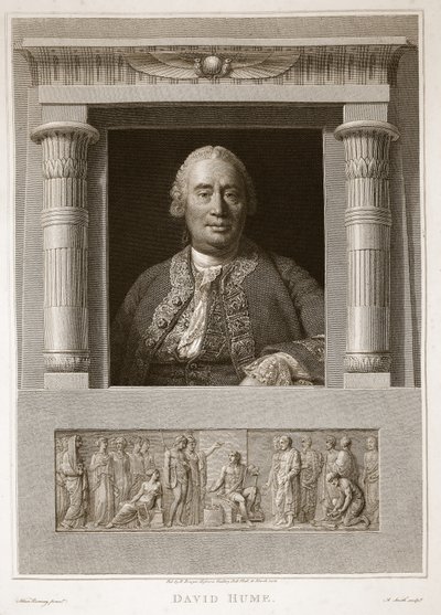 Portrait of David Hume, Illustration from David Hume