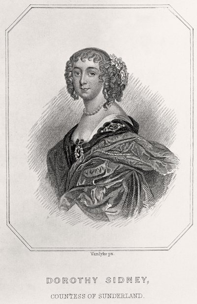 Portrait of Dorothy Sidney, Countess of Sunderland by English School