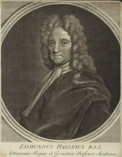 Portrait of Edmond Halley by English School