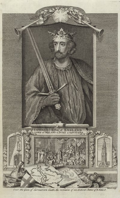 Portrait of Edward I of England by English School