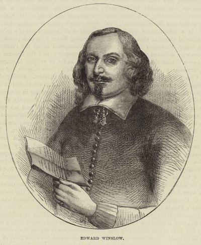 Portrait of Edward Winslow by English School