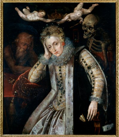 Portrait of Elizabeth I, Queen of England, Towards the End of Her Life by English School