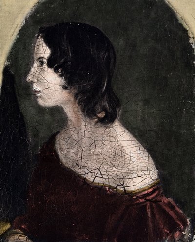 Portrait of Emily Jane Bronte, British poet and writer (1818-1848) National Portrait Gallery by English School