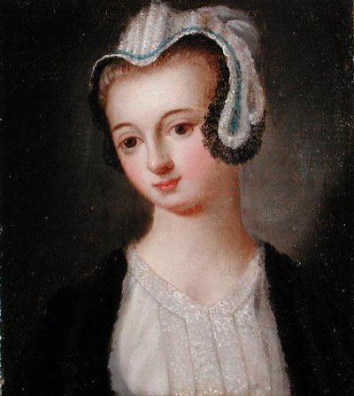 Portrait of Faith Hardwick by English School