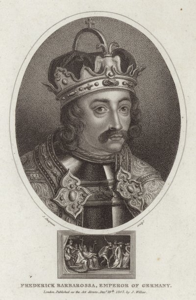 Portrait of Frederick Barbarossa by English School