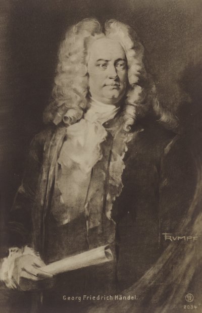 Portrait of George Friedrich Handel by English School
