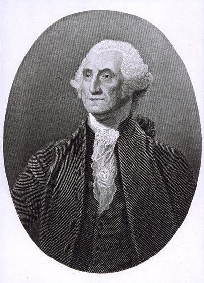Portrait of George Washington by English School