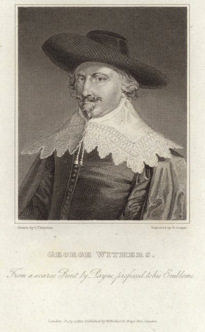 Portrait of George Wither by English School